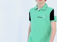 Color Blocked Shoulder Trim Detailed Standard Fit Boys T-Shirt - 11155