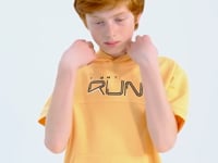 Melon Inner Kangaroo Pocket Hooded Oversize Boys T-Shirt - 11160