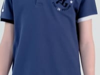 Forest Green Arm Chest Embroidered Standard Cut Polo Collar Boys T-Shirt - 11086