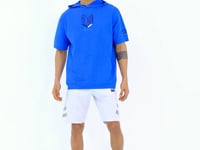 Men's Rubber Waist Detailed Standard Cut Print Shorts - 81250