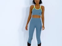 Mint Green Back Detailed Strappy Slim Fit Women's Bustier - 97254