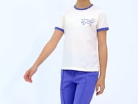 Light Purple Detailed Laced Front Panel Wide-Legged Girls' Tracksuit Bottom - 75124