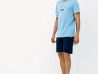 Amos Indigo Printed Men's Shorts - 81246