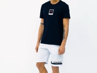 Adney Navy Blue O Collar Men's T-Shirt - 88230