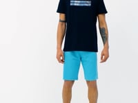 Arlo Light Blue Pocketed Men's Shorts - 81248