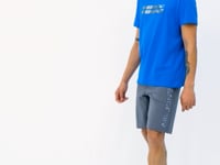 Alva Dark Gray Printed Men's Shorts - 81245