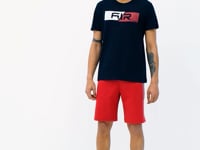 Alva Red Printed Men's Shorts - 81245