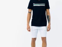 Navy Blue O Collar Men's T-Shirt - 88229