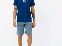 Miles Indigo Printed Men's T-Shirt - 88222