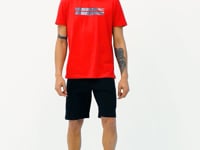 Peter Red O Collar Men's T-Shirt - 88204