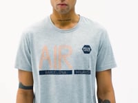 Conan Grey Melange Standard Fit Men's T-Shirt - 88209