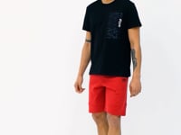 Black Alan Standard Fit Men's T-Shirt - 88208