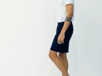 Ryan Indigo Piped Standard Fit Men's Shorts - 81239