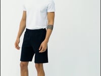 Ryan Black Striped Standard Fit Men's Shorts - 81239