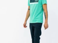 Luke Mint Green O Collar Men's T-Shirt - 88221
