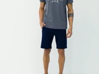 Oscar Dark Grey Standard Fit Men's T-Shirt - 88226