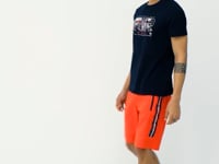 Oscar Lacivert Standard Fit Men's T-Shirt - 88226