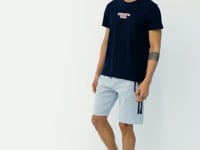 Harley Navy Blue Standard Fit Men's T-Shirt - 88203