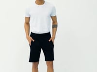 Alfred Black Standard Fit Men's Shorts - 81244