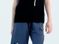 Black Print Detailed O Collar Standard Fit Boys' T-Shirt - 11131