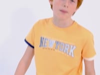 Melon Inside Print Standard Fit O Collar Boys Men's T-Shirt - 11105