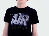 Black Print Standard Fit O Neck Boys T-Shirt - 11098
