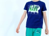 Embroidered Pattern Laced Standard Fit Boys Shorts - 11124