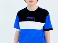 Gradient Color Embroidered Oversize Boys T-Shirt - 11159