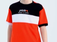 Fiesta Color Transition Embroidered Oversize Boys T-Shirt - 11159