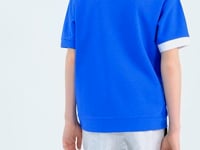 Saks Embroidered O Collar Oversize Boys' T-Shirt - 11146