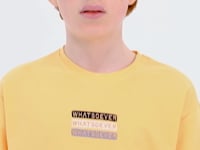 Oversize boys T-Shirt - 11146 with embroidered O Collar in the inside of the jacket
