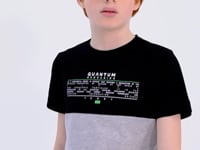 Grey Melange Print Color Block Standard Fit O Collar Boys T-Shirt - 11134