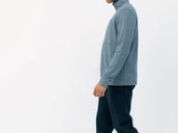 Bruce Gri - Black Straight Collar Men's Tracksuit Set - 85200