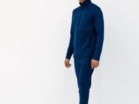 Indigo Bran Scuba Fabric Men's Tracksuit Set - 85199