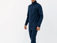 Anthracite Gray Scuba Fabric Men's Tracksuit Set - 85199