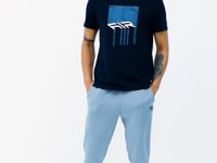 Louis Navy Blue Standard Fit Men's T-Shirt - 88202