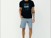 Louis Black Standard Fit Men's T-Shirt - 88202