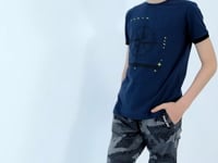 Grey   Boys' Camouflage Pattern Zip Pocket Slim Fit Cuffed Tracksuit Bottom - 64053