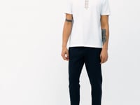 Black Scuba Fabric Men's Tracksuit Bottom - 84950