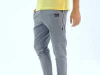 Nigel Grey Melange Standard Fit Men's Tracksuit Bottom - 84916