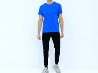Blue Basic Men's T-Shirt - 88245