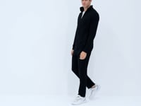 Troy Black Standard Fit Men's Tracksuit Set - 85196