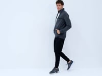 Harry Anthracite Melange - Black Standard Mold Men's Tracksuit Set - 85197