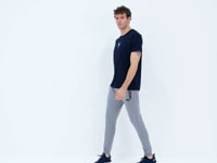 Black Jogger Men's Tracksuit Bottom - 84907