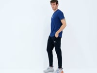 Navy Blue Drawstring Jogger Men's Tracksuit Bottom - 84907