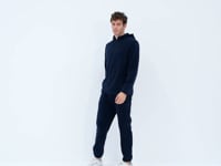 Hector Navy Blue Hooded Fleece Men's Tracksuit Set - 85227
