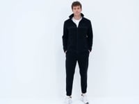 Doyle Black Men's Fleece Tracksuit Set - 85225