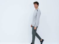 Stone O Collar Shoulder Strip Detailed Relax Fit Men's Sweatshirt - 88279