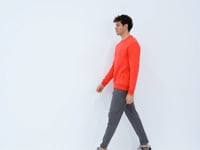 Fiesta O Collar Striped Detailed Basic Relax Fit Men's Sweatshirt - 88293