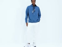Ecru Laced Striped Detailed Relax Fit Men's Tracksuit Bottom - 82106